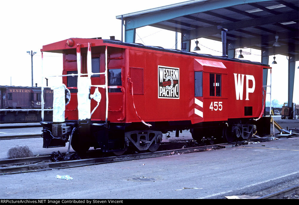 Western Pacific caboose WP #455